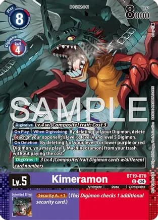 Kimeramon - BT19-070 (Event Pack 10) — Release Special Booster 2.0