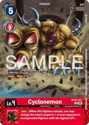 Cyclonemon (Event Pack 10) — Time Stranger