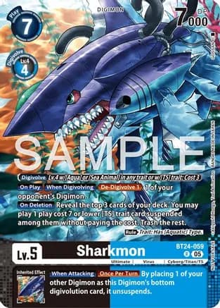 Sharkmon (Event Pack 10) — Time Stranger