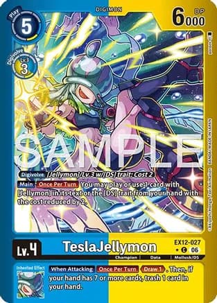 TeslaJellymon (Limited Foil) — Digital World Shambala