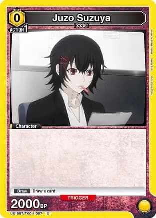 Juzo Suzuya (Box Topper Foil) — UE18BT: Tokyo Ghoul