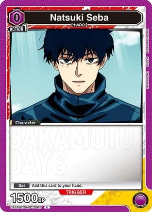 Natsuki Seba (Box Topper Foil) — UE19BT: SAKAMOTO DAYS