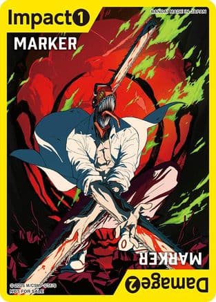 Marker Card (CHAINSAW MAN) — Union Arena Promotion Cards