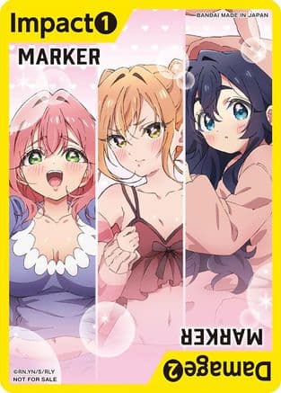 Marker Card (The 100 Girlfriends who Really Really Really Really Really Love You) — Union Arena Promotion Cards