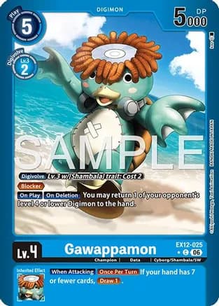 Gawappamon (Limited Foil) — Digital World Shambala