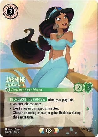 Jasmine - Royal Seafarer — Disney Lorcana Promo Cards