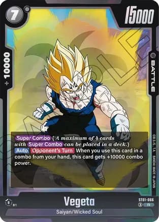Vegeta - ST01-066 — Story Booster 01