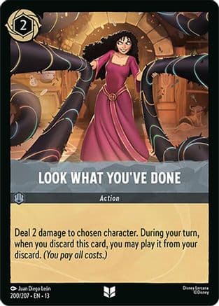 Look What You've Done — Attack of the Vine! Disney Lorcana card by Juan Diego Le?n