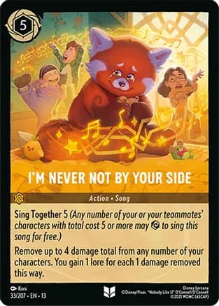 I'm Never Not by Your Side — Attack of the Vine! Disney Lorcana card by Koni