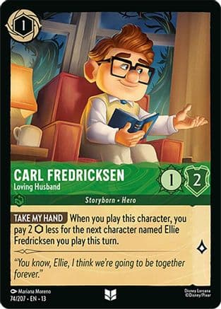 Carl Fredricksen - Loving Husband — Attack of the Vine! Disney Lorcana card by Mariana Moreno