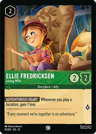 Ellie Fredricksen - Loving Wife — Attack of the Vine! Disney Lorcana card by Mariana Moreno