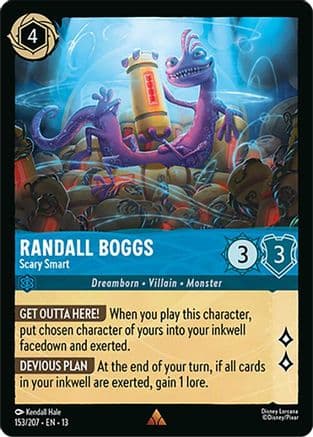 Randall Boggs - Scary Smart — Attack of the Vine! Disney Lorcana card by Kendall Hale
