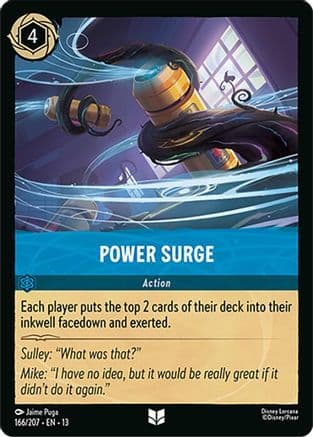 Power Surge — Attack of the Vine! Disney Lorcana card by Jaime Puga