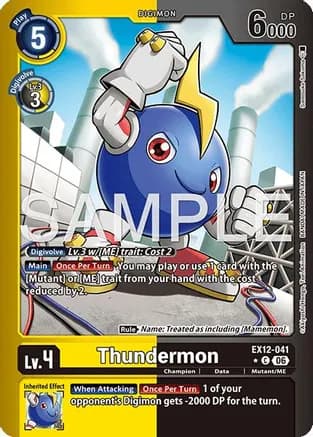 Thundermon (Limited Foil) — Digital World Shambala