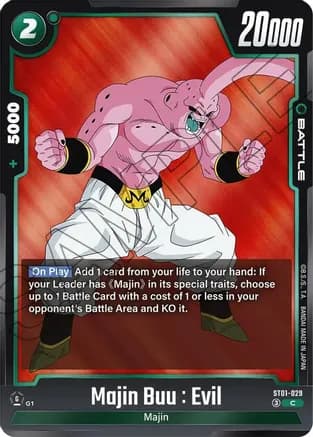 Majin Buu : Evil - ST01-029 — Story Booster 01