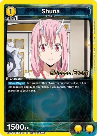 Shuna (018) — UE20BT: That Time I Got Reincarnated as a Slime Release Event Cards