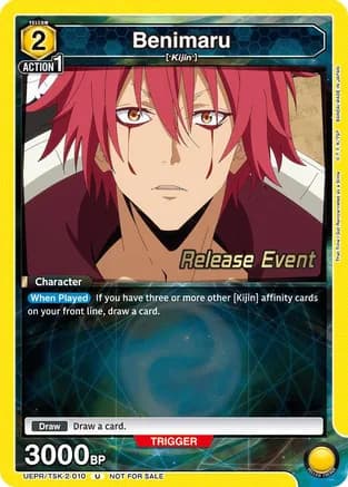 Benimaru (010) — UE20BT: That Time I Got Reincarnated as a Slime Release Event Cards