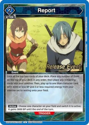 Report — UE20BT: That Time I Got Reincarnated as a Slime Release Event Cards