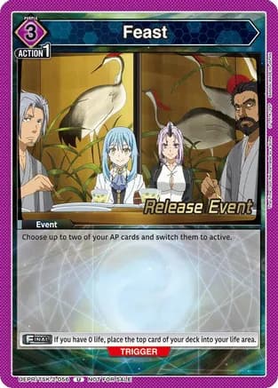 Feast (056) — UE20BT: That Time I Got Reincarnated as a Slime Release Event Cards