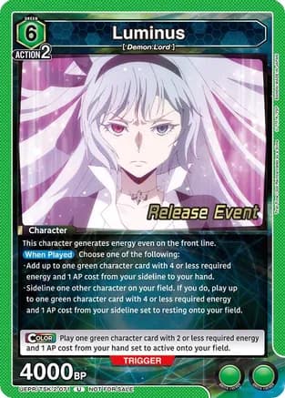 Luminus (071) — UE20BT: That Time I Got Reincarnated as a Slime Release Event Cards