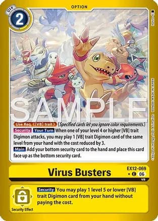 Virus Busters (Limited Foil) — Digital World Shambala