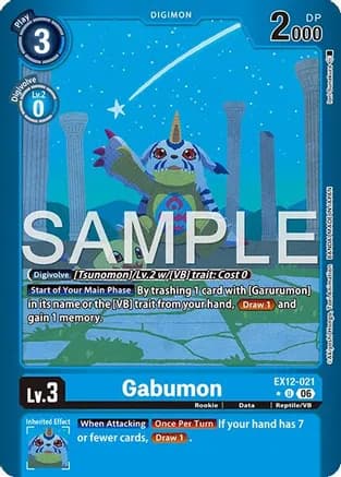 Gabumon (Limited Foil) — Digital World Shambala