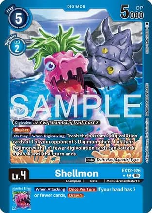 Shellmon (Limited Foil) — Digital World Shambala