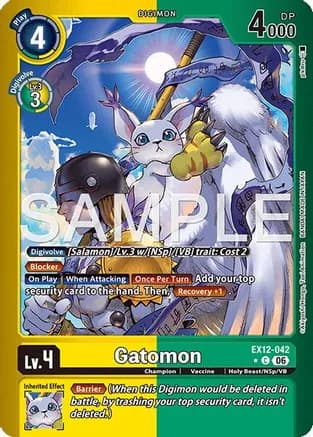 Gatomon (Limited Foil) — Digital World Shambala