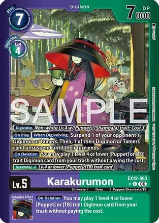 Karakurumon (Limited Foil) — Digital World Shambala