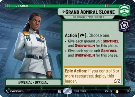 Grand Admiral Sloane - Holding the Empire Together (Hyperspace) — Ashes of the Empire