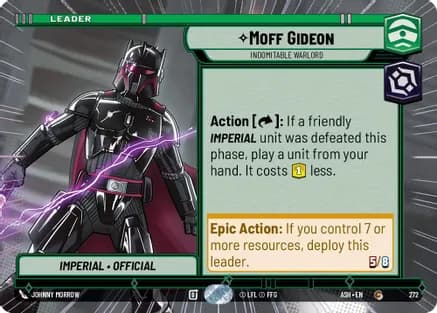 Moff Gideon - Indomitable Warlord (Hyperspace) — Ashes of the Empire