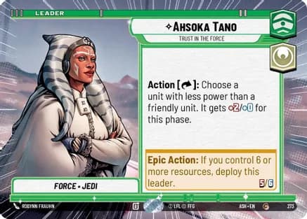 Ahsoka Tano - Trust in the Force (Hyperspace) — Ashes of the Empire
