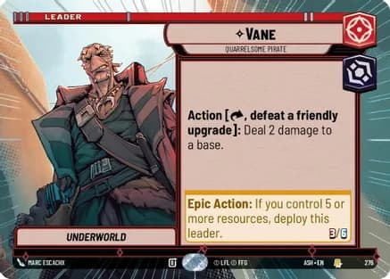 Vane - Quarrelsome Pirate (Hyperspace) — Ashes of the Empire
