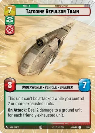 Tatooine Repulsor Train (Hyperspace) — Ashes of the Empire