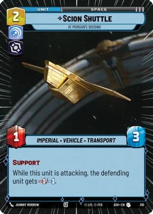 Scion Shuttle - At Morgan's Bidding (Hyperspace) — Ashes of the Empire