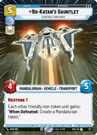 Bo-Katan's Gauntlet - Reinforce from Above (Hyperspace) — Ashes of the Empire