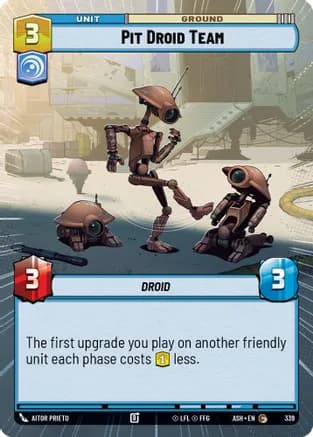 Pit Droid Team (Hyperspace) — Ashes of the Empire