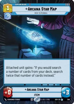 Arcana Star Map - Path to Peridea (Hyperspace) — Ashes of the Empire