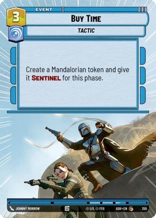 Buy Time (Hyperspace) — Ashes of the Empire Star Wars: Unlimited card by Johnny Campbell