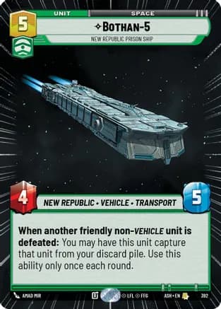 Bothan-5 - New Republic Prison Ship (Hyperspace) — Ashes of the Empire
