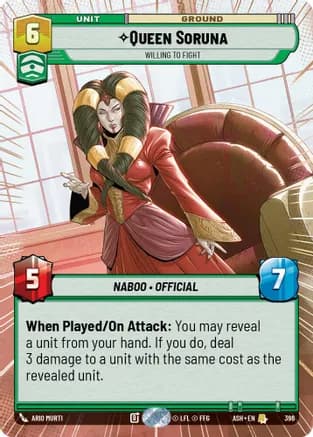 Queen Soruna - Willing to Fight (Hyperspace) — Ashes of the Empire
