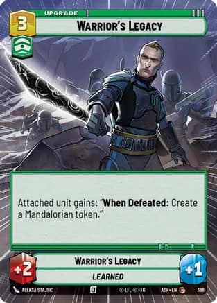 Warrior's Legacy (Hyperspace) — Ashes of the Empire
