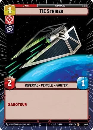 TIE Striker (Hyperspace) — Ashes of the Empire