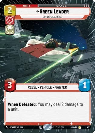 Green Leader - Crynyd's Sacrifice (Hyperspace) — Ashes of the Empire