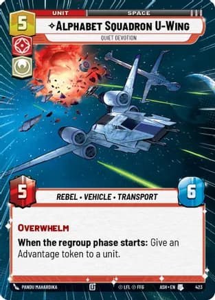 Alphabet Squadron U-Wing - Quiet Devotion (Hyperspace) — Ashes of the Empire