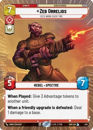 Zeb Orrelios - Fists Work Every Time (Hyperspace) — Ashes of the Empire