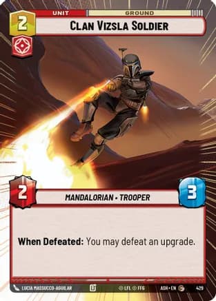 Clan Vizsla Soldier (Hyperspace) — Ashes of the Empire