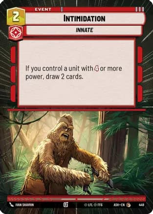 Intimidation (Hyperspace) — Ashes of the Empire