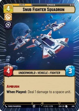 Snub Fighter Squadron (Hyperspace) — Ashes of the Empire