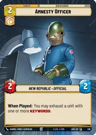 Amnesty Officer (Hyperspace) — Ashes of the Empire
